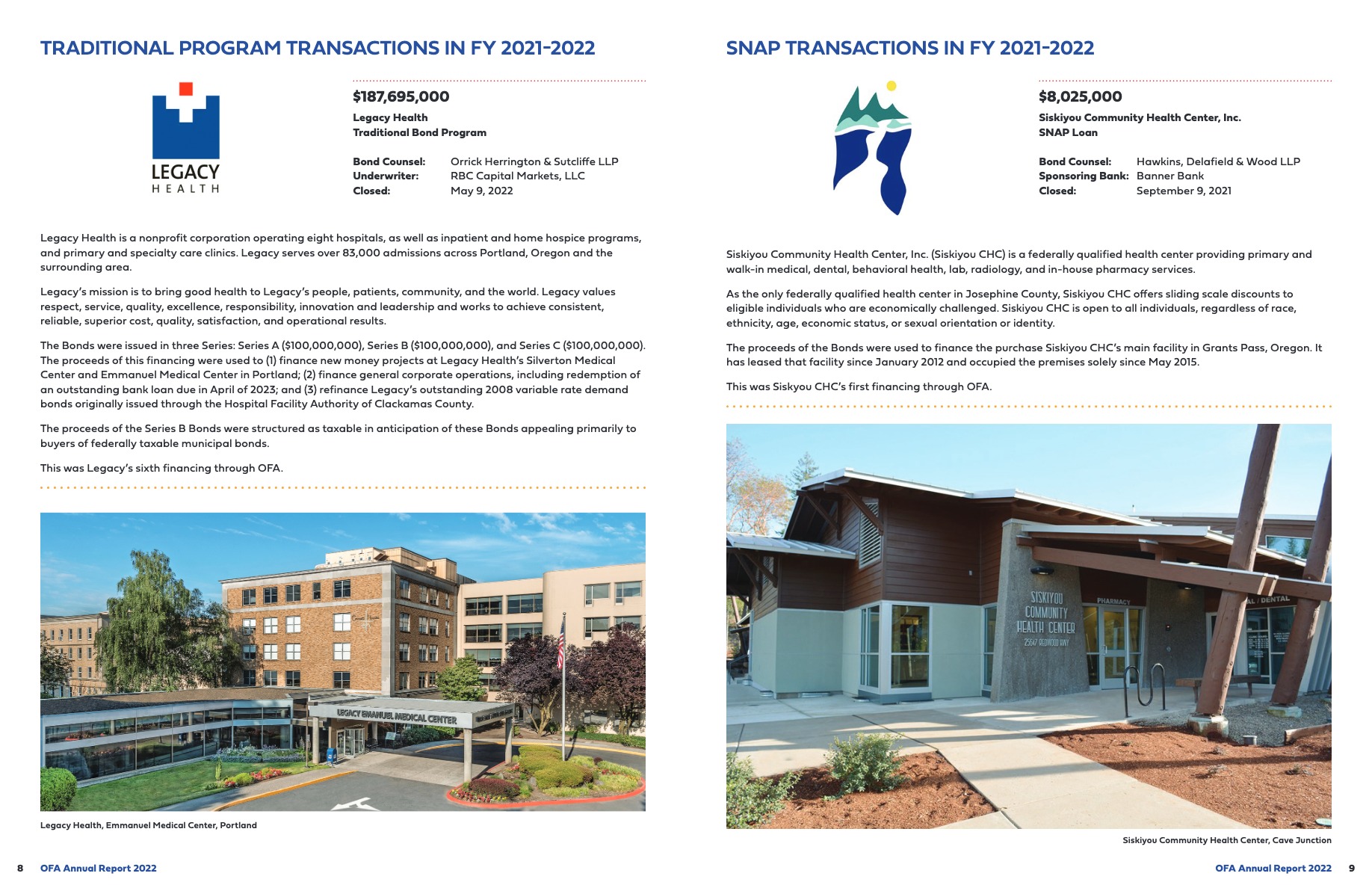 Ofa Annual Report 2022 Ofa Annual Report 2022